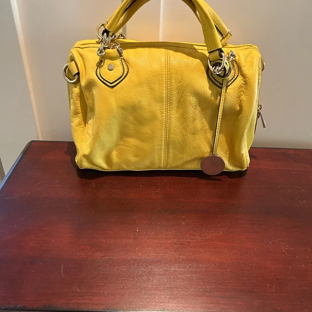 Yellow Leather Handbag - Picture 13 of 13